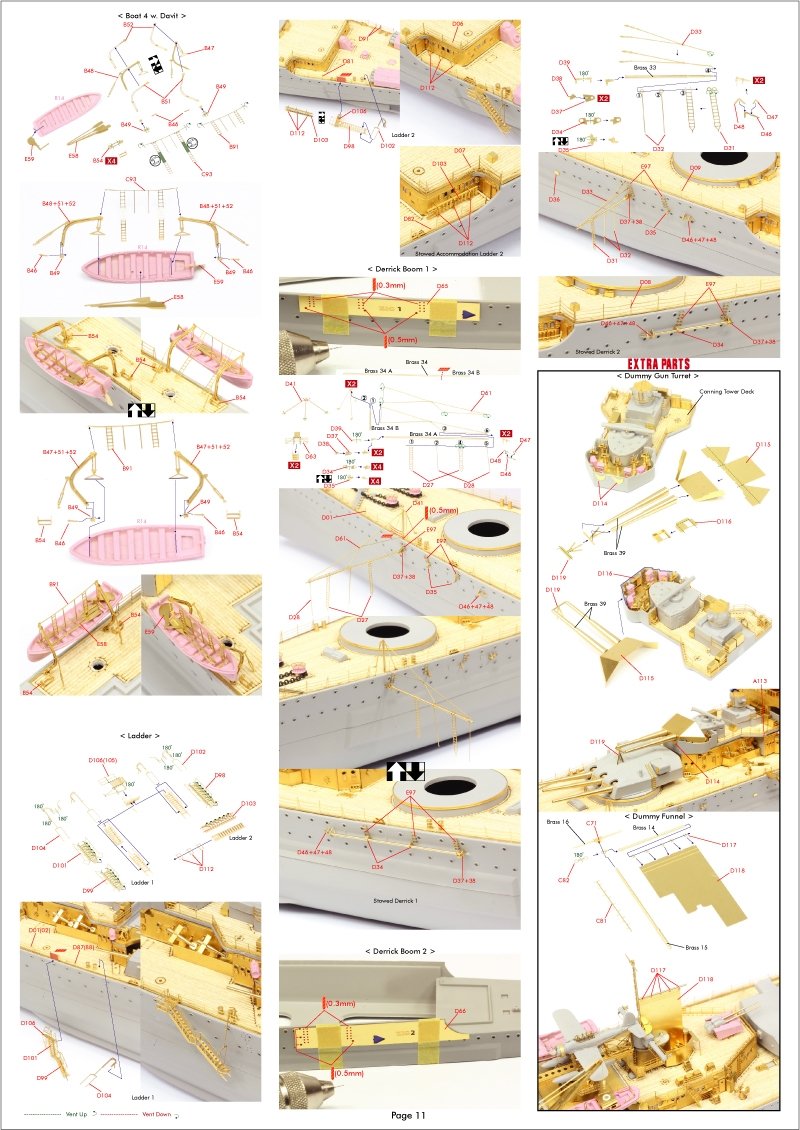 Pontos 35033F1 ADMIRAL GRAF SPEE 1939 Detail Up Set 1/350 – obrázek 26