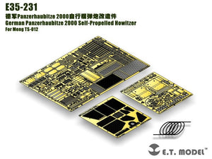 ET Model E35-247 German PZH2000 Self-Propelled Howitzer w/ADD-ON Armor (For MENG TS-019) 1/35