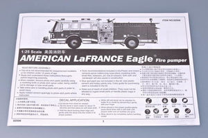 Trumpeter 02506 American LAFRANCE Eagle Fire Pumper 1/25 – image 2