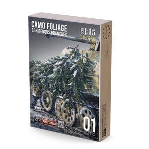 RT-Diorama 16210 Coniferous Branches - Camo Foliage 1/16