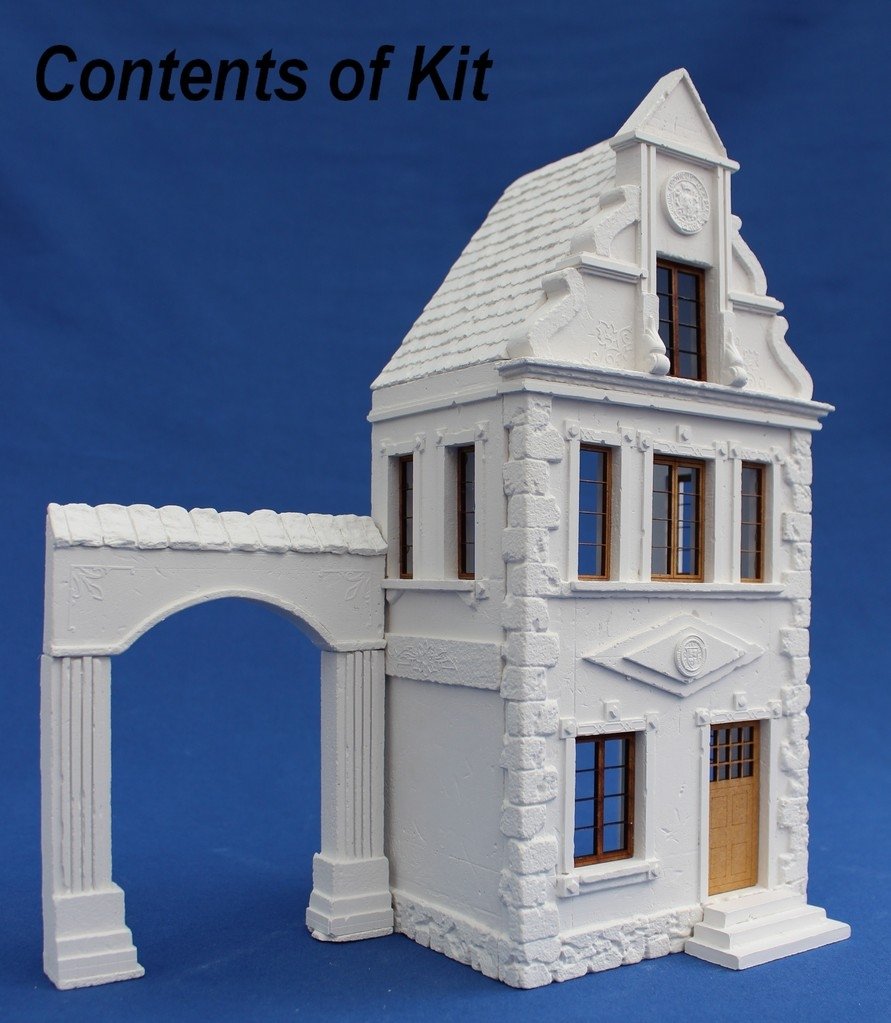 RT-Diorama 35213 City House No.2 with archway 1/35 – image 2