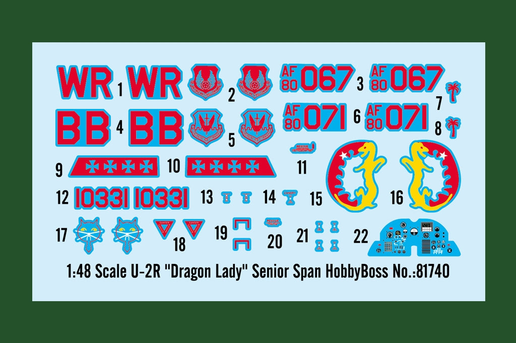 Hobby Boss 81740 U-2R Dragon Lady 1/48 – Bild 3