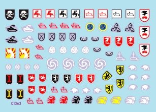 Star Decals 35-C1363 StuG-Abt 5 Generic insignia and unit markings for the Sturmgeschutz units 1/35 – obrázek 2