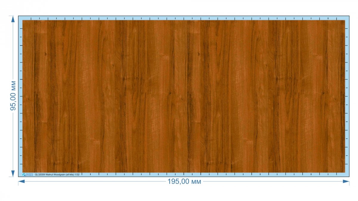 Quinta Studio QL32009 Walnut Woodgrain (all kits) 1/32 – Bild 3