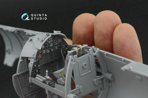 Quinta Studio QD32092 F4U-1D 3D-Printed &amp;amp; colored Interior on decal paper (Tamiya) 1/32 – obrázek 9