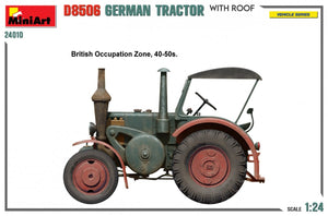 MiniArt 24010 GERMAN TRACTOR D8506 WITH ROOF 1/24 – immagine 3