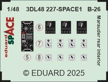 Eduard 3DL48227 B-26 Marauder rear interior SPACE ICM 1/48 – Bild 3