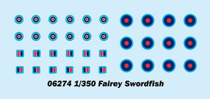 Trumpeter 06274 Fairey Swordfish (6pcs) 1/350 – immagine 4