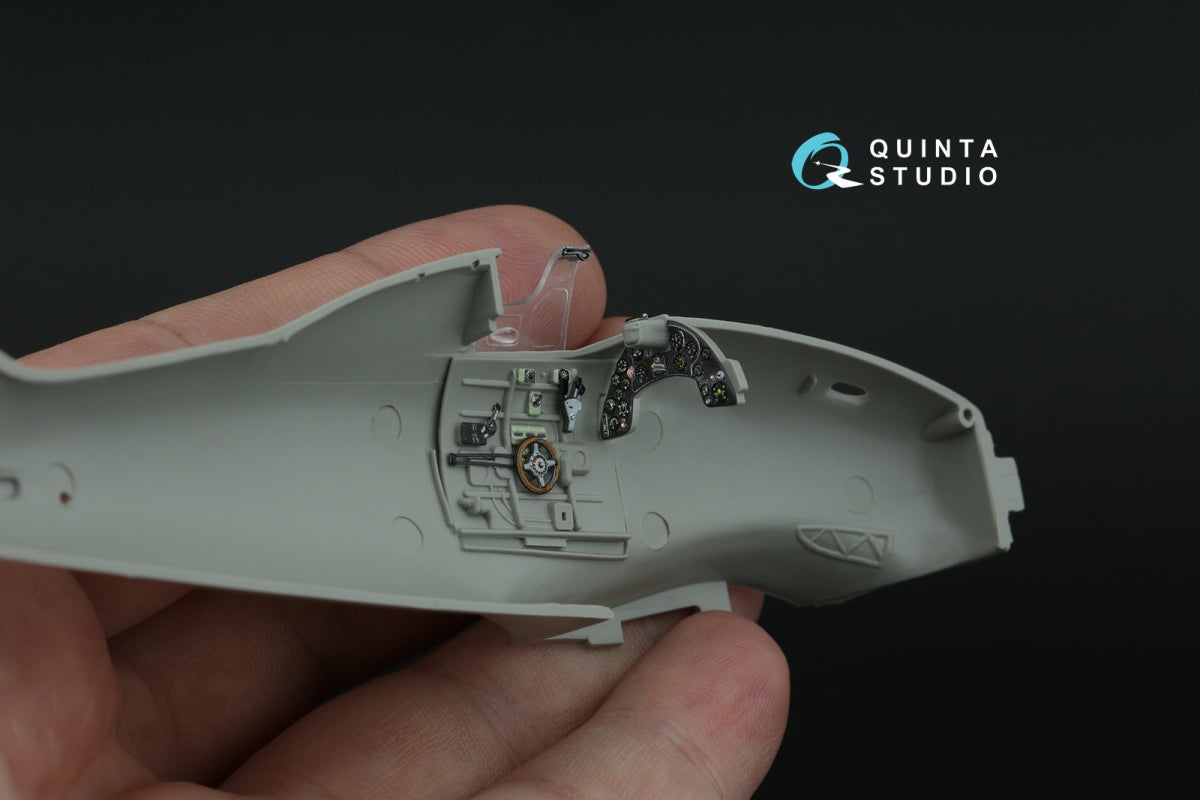 Quinta Studio QD48467 Macchi MC.200 Saetta (Late) 3D-Printed colored Interior on decal paper (Italeri/Tamiya) 1/48 – obrázek 11