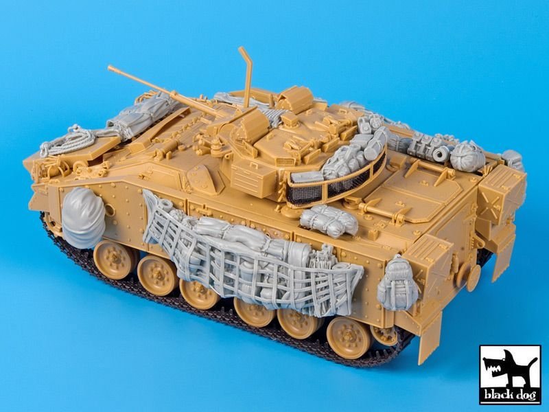 Ensemble d&amp;#39;accessoires Black Dog T35112 British Warrior MCV au 1/35 – image 4