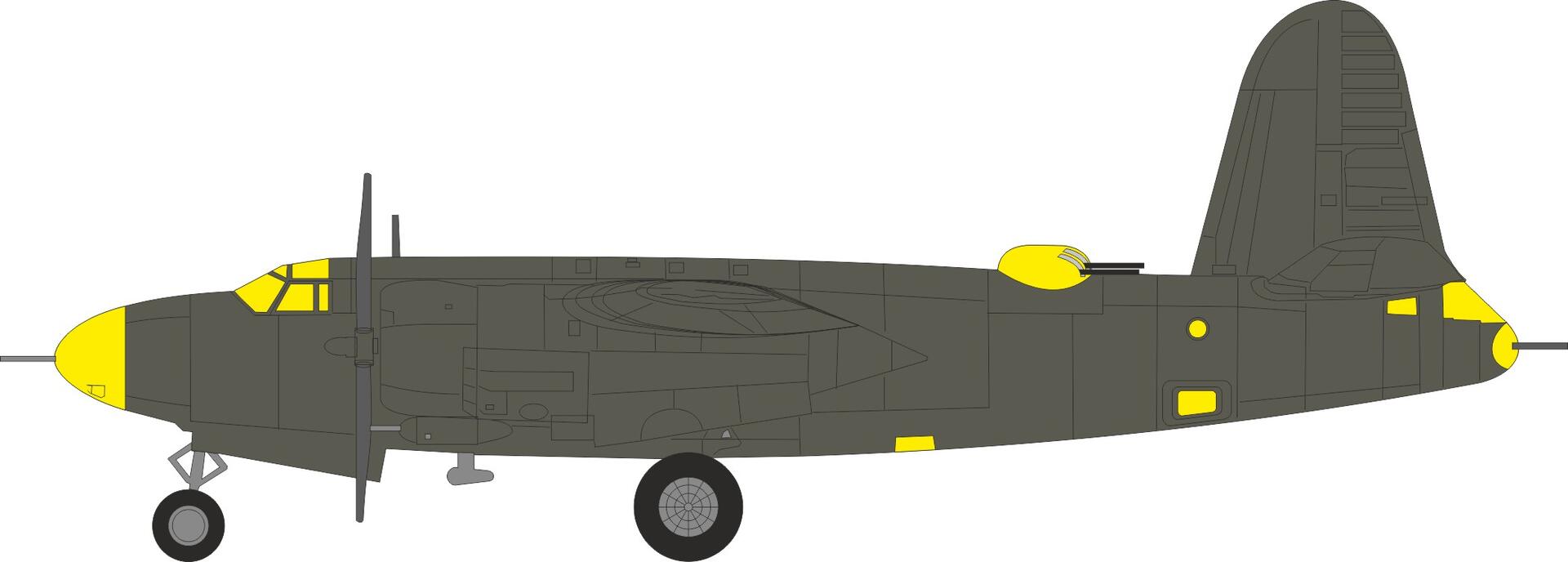 Eduard EX1187 B-26C-45 Marauder for ICM 1/48