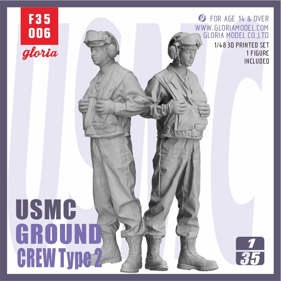 Gloria F35006 USMC LHA/LHD Ground Crew (Type 2) 1/35 – obrázek 2