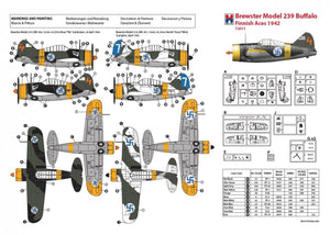 Hobby 2000 72011 Brewster 239 Buffalo Finnish Aces 1942 1/72 – image 2