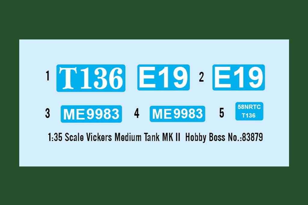 Hobby Boss 83879 Vickers Medium Tank MK II 1/35 – Bild 2