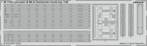 Eduard 481135 Lancaster B Mk. III Dambuster bomb bay HONG KONG MODELS 1/48