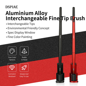 DSPIAE AT-FB04 Fine Brush With Replacable Point Tip - Black – obrázek 2