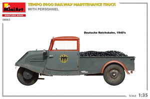MiniArt 38063 Tempo E400 railway maintenance truck with personnel 1/35 – Bild 8