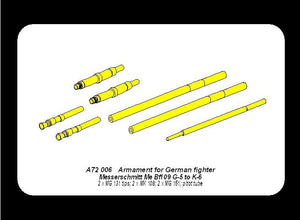 Aber A72 006 Armament for German fighter Me 109G-5 to K-6 1/72 – Bild 7