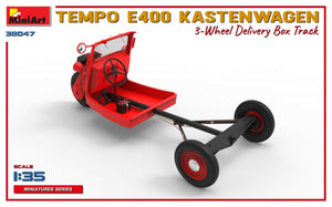 MiniArt 38047 TEMPO E400 KASTENWAGEN 3-WHEEL DELIVERY BOX TRACK 1/35 – image 3
