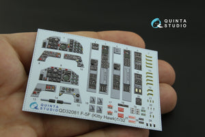 Quinta Studio QD32081 F-5F 3D-Printed colored Interior on decal paper (for KittyHawk kit) 1/32 – Bild 3