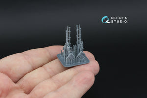 Quinta Studio QT48136 UBT Machine Gun (Soviet, WWII), 2 pcs (for all kits) 1/48