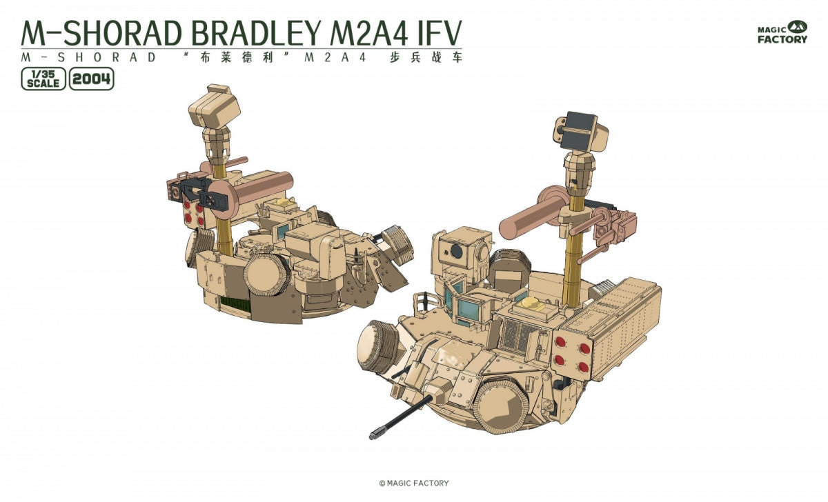Magic Factory 2004 M-SHORAD Bradley M2A4 IFV 3-in-1 1/35 – obrázek 14
