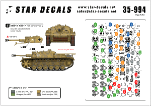Star Decals 35-994 STURM! #5. StuG III Ausf F 1/35 – image 2