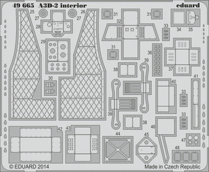 Eduard 49665 A3D-2 interior SA TRUMPETER 1/48 – Bild 2