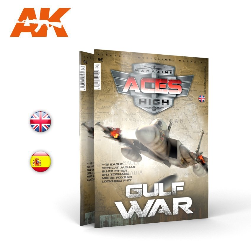 AK Interactive AK2927 ACES HIGH NUMÉRO 13 : LA GUERRE DU GOLFE (Anglais)