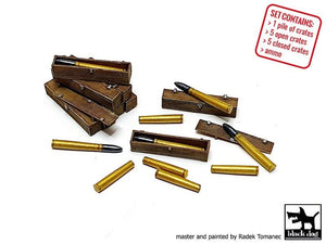 Black Dog T72118 King tiger ammo crate 1/72 – immagine 2