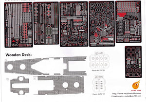 Very Fire VF350921DX US Navy Light Cruiser USS Birmingham CL-62 DX (Deluxe edition) 1/350 – Bild 3