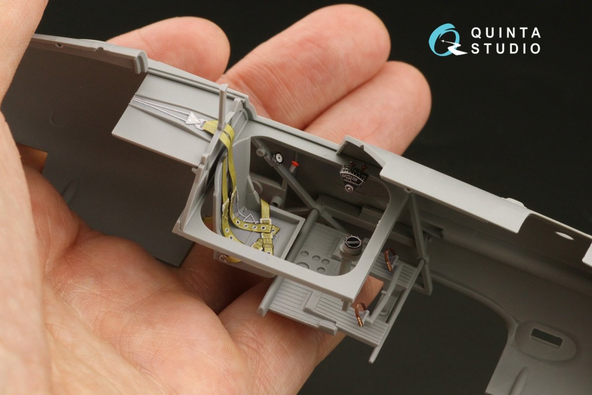 Quinta Studio QD32135 Gloster Gladiator Mk II 3D-Printed &amp;amp; coloured Interior on decal paper (ICM) 1/32 – zdjęcie 4