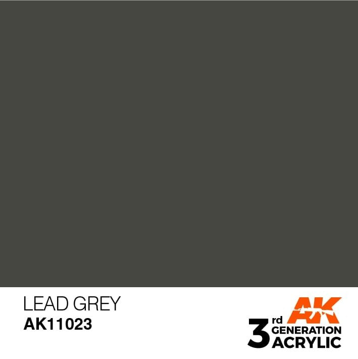 AK Interactive AK11023 Lead Gray 17ml
