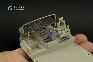 Quinta Studio QD+35108 MH-60L 3D-Printed &amp;amp; colored Interior on decal paper (Kitty Hawk) (with 3D-printed resin parts) 1/35 – Bild 8