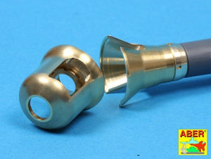 Aber 16L-08 Early muzzle brake for the barrel used on the early version of the Tiger I, King Tiger tank (Porsche turret) / Early muzzle brake used on German 8.8cm barrel Tiger I - early and Tiger II (Porsche turret) 1/16 – image 19