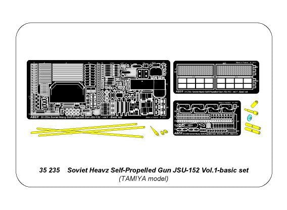 Aber 35235 Soviet heavy self-propelled gun JSU-152 - vol.1 - basic set 1/35 – Bild 8