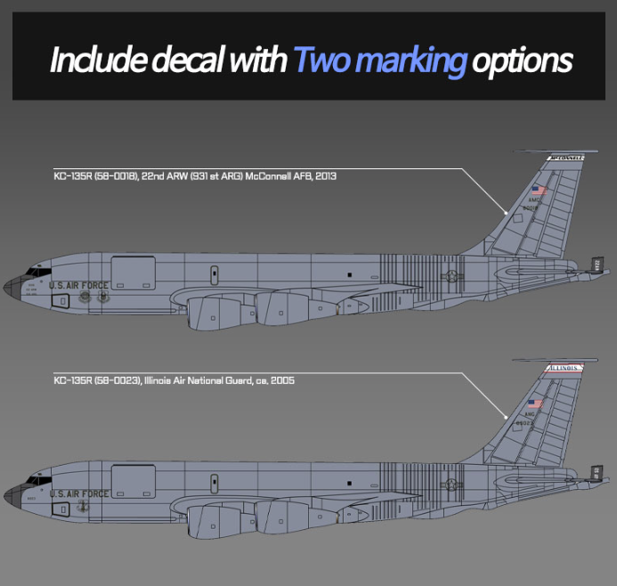 Academy 12638 USAF KC-135R Stratotanker 1/144 – image 5