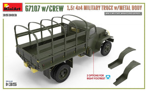 MiniArt 35383 G7107 w/CREW 1.5t 4X4 CARGO TRUCK w/METAL BODY 1/35 – Bild 5