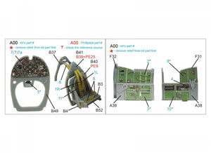 Quinta Studio QD72043 Spitfire Mk.VIII 3D-Printed &amp;amp; colored Interior on decal paper (Eduard) 1/72 – immagine 2