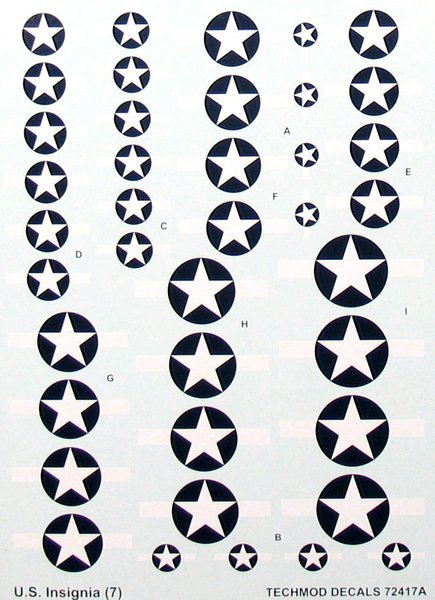 Techmod 72417 USNational Insignia 1943-1945 (1/72)