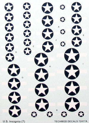 Techmod 72417 USNational Insignia 1943-1945 (1/72)