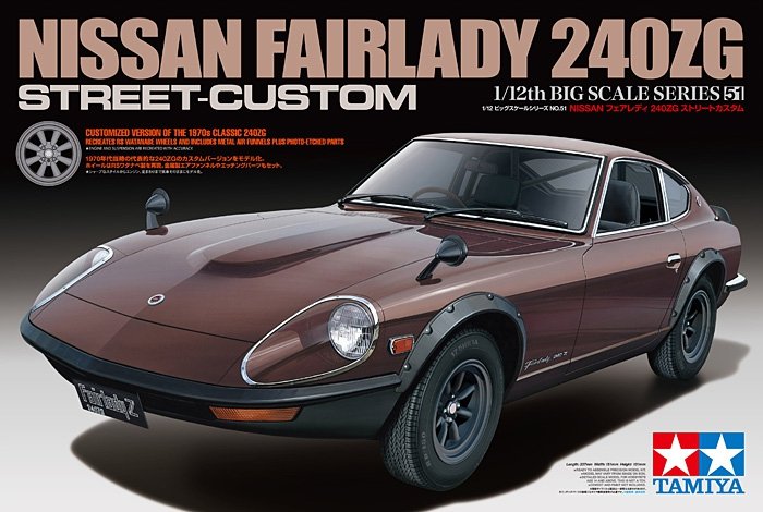 Tamiya 12051 Nissan Fairlady 240ZG Street Custom 1/12