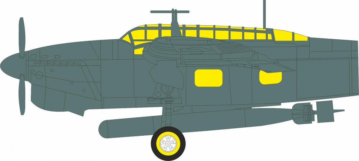 Eduard EX1127 Barracuda TFace TRUMPETER 1/48