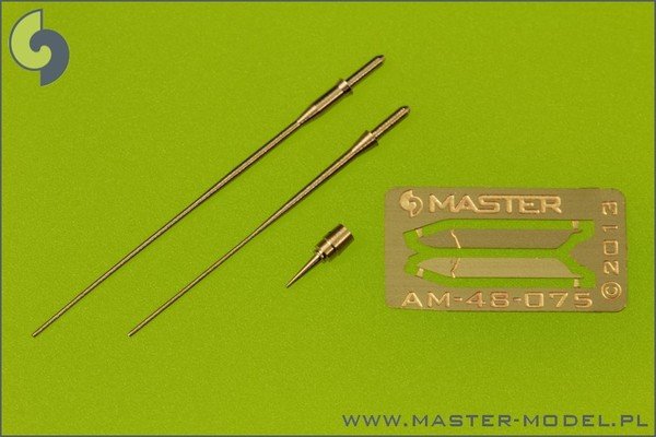 Master AM-48-075 SAAB JAS 39 Gripen - Pitot Tubes &amp; Angle Of Attack probes (1/48)