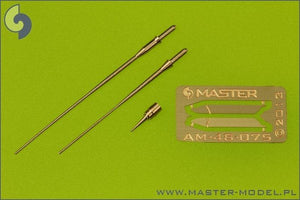 Master AM-48-075 SAAB JAS 39 Gripen - Pitot Tubes &amp;amp; Angle Of Attack probes (1/48)