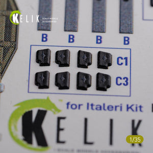 KELIK K35024 HUMVEE HMMWV M1036 with TOW Desert version Interior 3D Decal for Italeri kit 1/35 – image 7