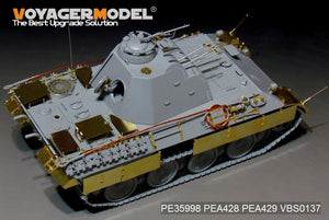Voyager Model PE35998 WWII German FlaKPanzer V FlaKvierling 20mm MG 151/20 Basic For TAKOM 2105 1/35 – obrázek 10