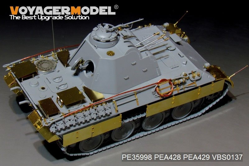 Voyager Model PE35998 WWII German FlaKPanzer V FlaKvierling 20mm MG 151/20 Basic For TAKOM 2105 1/35 – obrázek 10