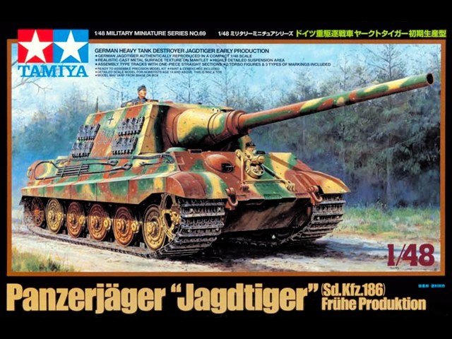 Tamiya 32569 German Destroyer Jagdtiger - Early Production 1/48