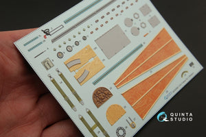 Quinta Studio QD32060 Fokker Dr.1 3D-Printed &amp;amp; colored Interior on decal paper (for Roden kit) 1/32 – image 2